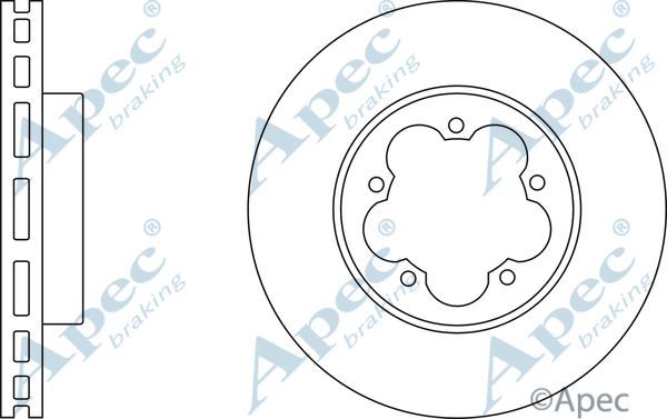 APEC BRAKING Тормозной диск DSK2425